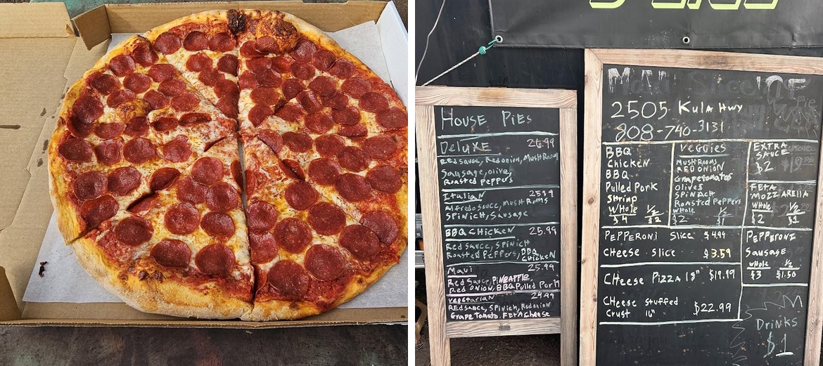 Maui Slice Menu