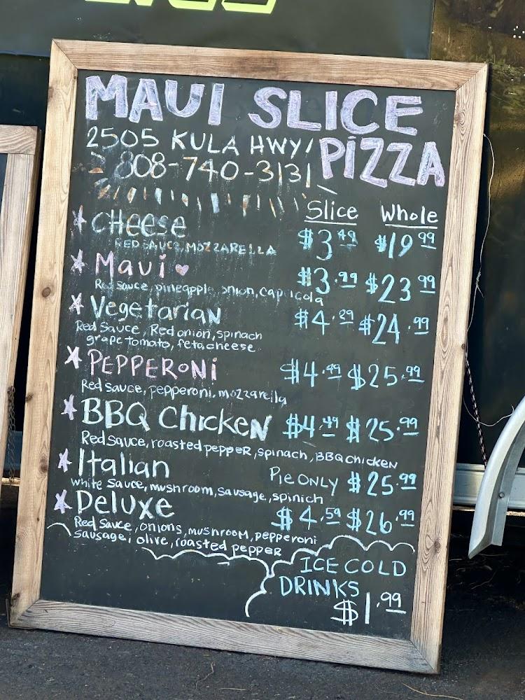 Maui Slice Menu image 2